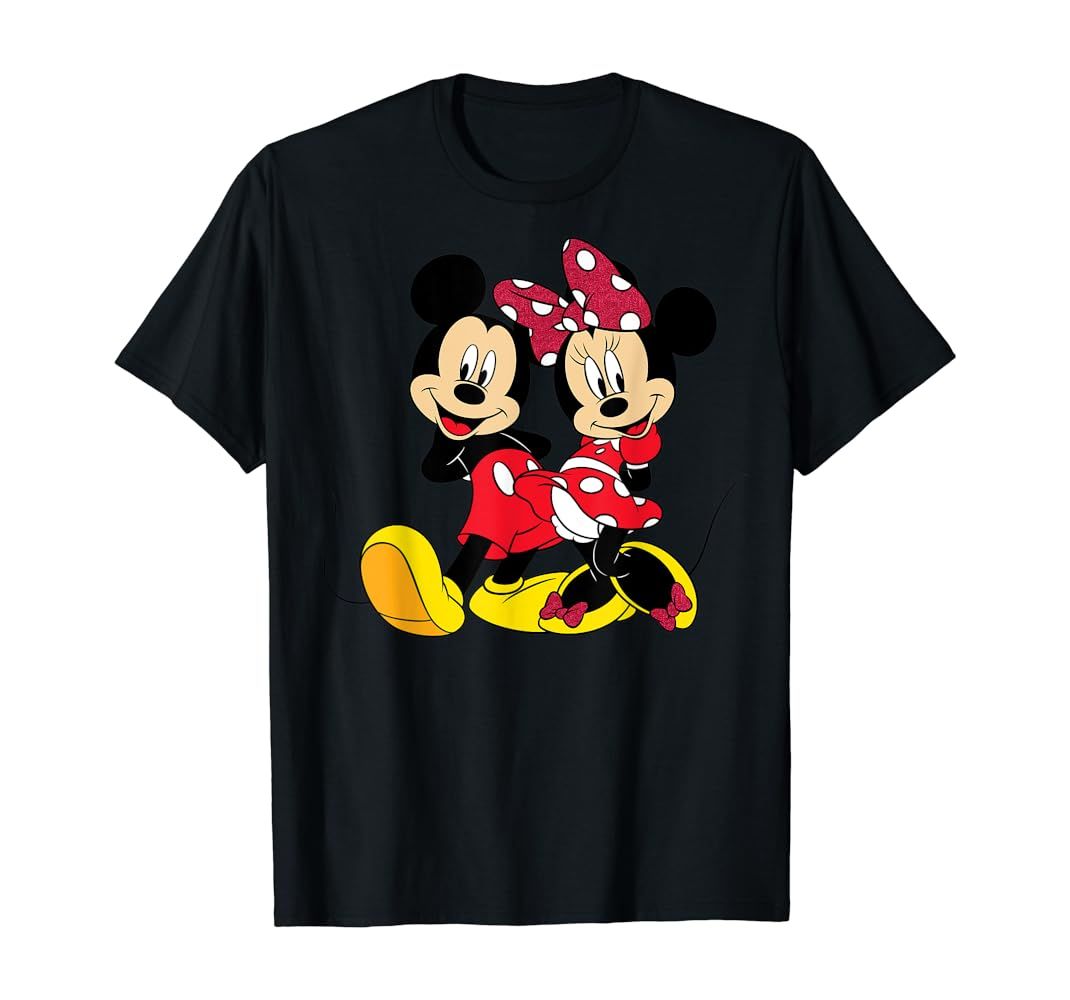 Disney Mickey and Minnie Mouse T-Shirt | Amazon (US)