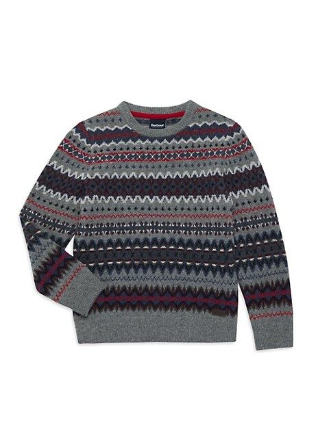 Little Boy's &amp; Boy's Fair Isle Wool Sweater | Saks Fifth Avenue