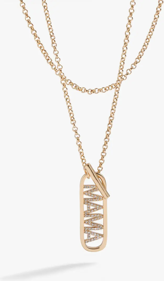 Alex and Ani Mama Pave Toggle Necklace | Nordstrom | Nordstrom