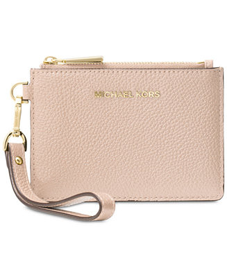 Michael Michael Kors Leather Jet Set Small Coin Purse - Macy's | Macy's