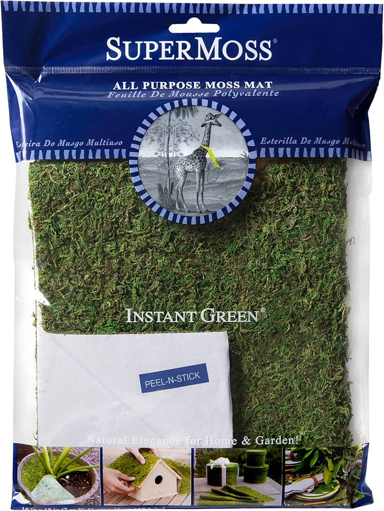 SuperMoss (22406) InstantGreen Moss Mat, Peel n Stick 18inx16in | Amazon (US)