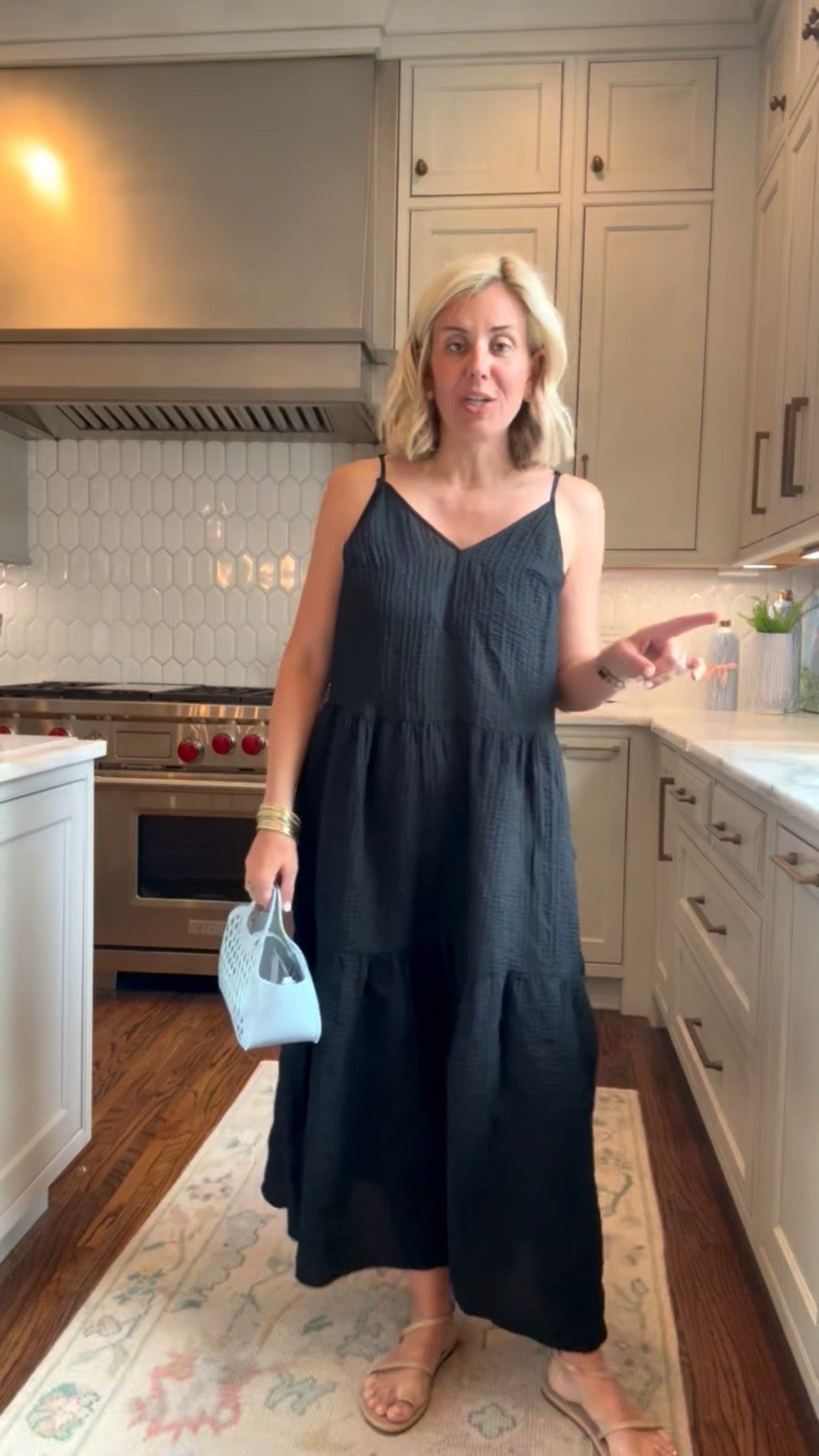 Sale Alert dress now $24.50……Easy throw on and go dress! Dress this one up, run errands & wear as a cover-up…..that’s what we call a yes dress! I’m wearing a small and 8 sandal. 

*Use code SUMMER for 30% off my bangles

#LTKdayinmylife #LTKSeasonal #LTKmomlife