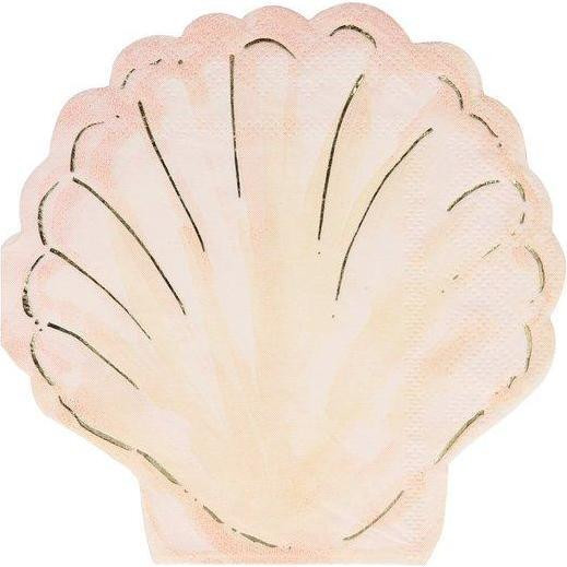 Watercolour Clam Shell Napkins | Maisonette