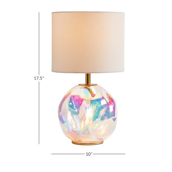 Iridescent Globe Table Lamp | Pottery Barn Teen