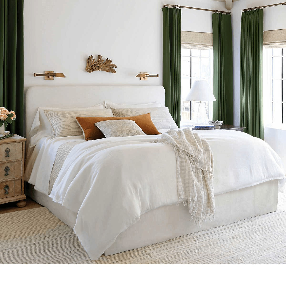 Striae Oatmeal Matelassé Coverlet | Annie Selke