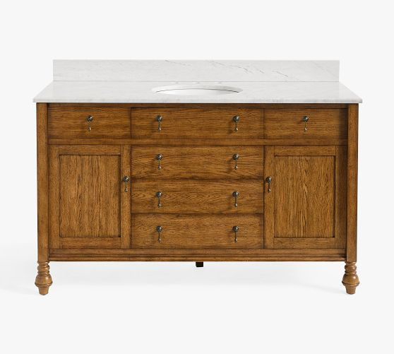 Summerville 54" Single Wide Sink Vanity | Pottery Barn (US)