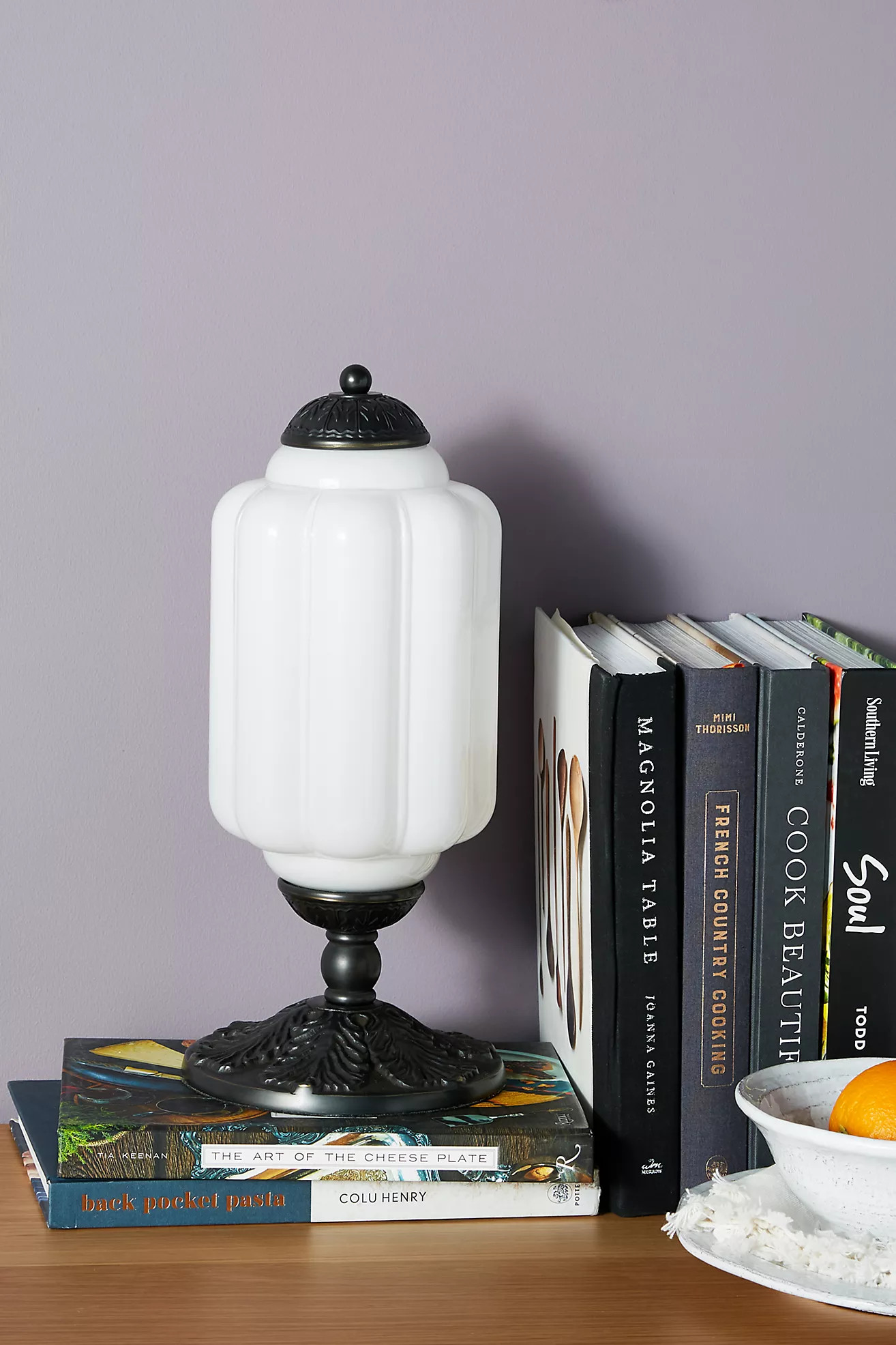 The Eloise Scallop Milk Glass Table Lamp | Anthropologie (US)