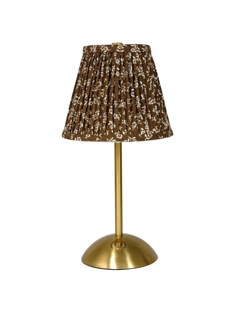 Home Decor Collection Sterling & Noble Home Brown Floral Rechargeable Table Lamp | Walmart (US)