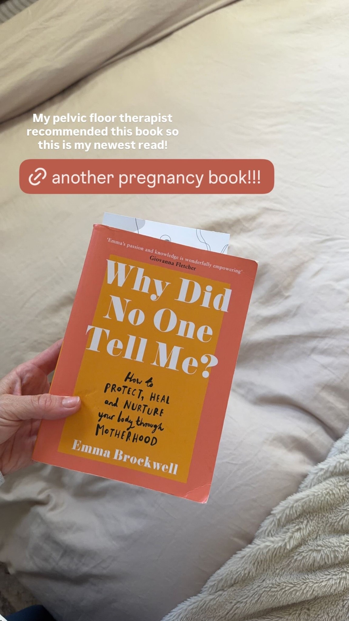 My pelvic floor therapist recommended this book so this is my newest read!

#LTKdayinmylife #LTKBump #LTKBaby