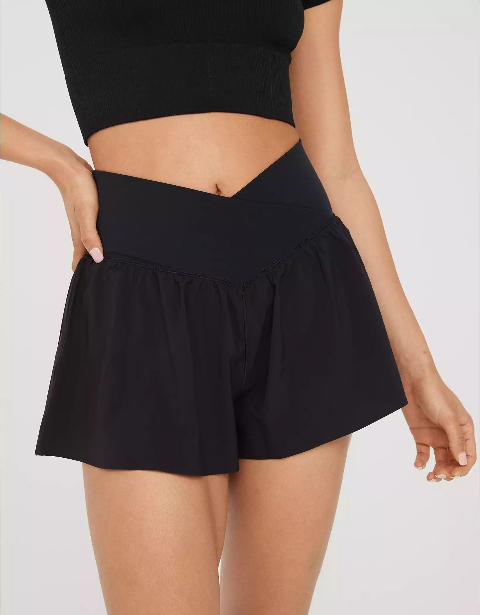 OFFLINE By Aerie Real Me Crossover Flowy Short | Aerie