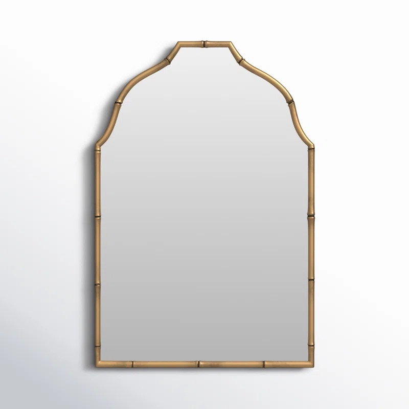 Birch Lane™ Danube Metal Framed Wall Mounted Accent Mirror in Gold & Reviews | Wayfair | Wayfair North America