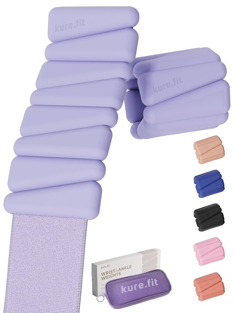 Weighted Bangles | Adjustable Wrist and Ankle Weights for Women 1LB Each (Set of 2) | Ankle Weigh... | Amazon (US)