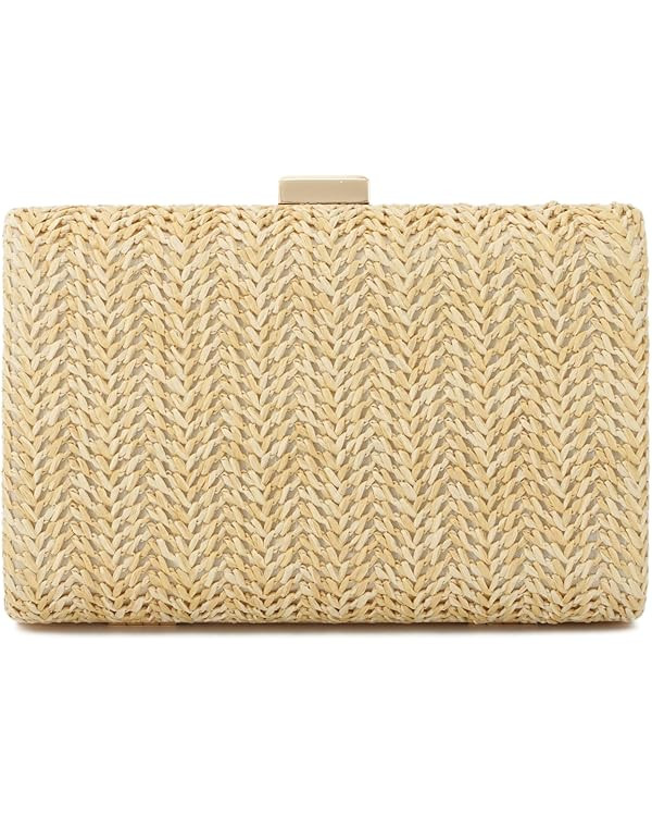 Freie Liebe Straw Clutch Purses for Women Summer Evening Bag Raffia Crossbody Purses Woven Beach ... | Amazon (US)