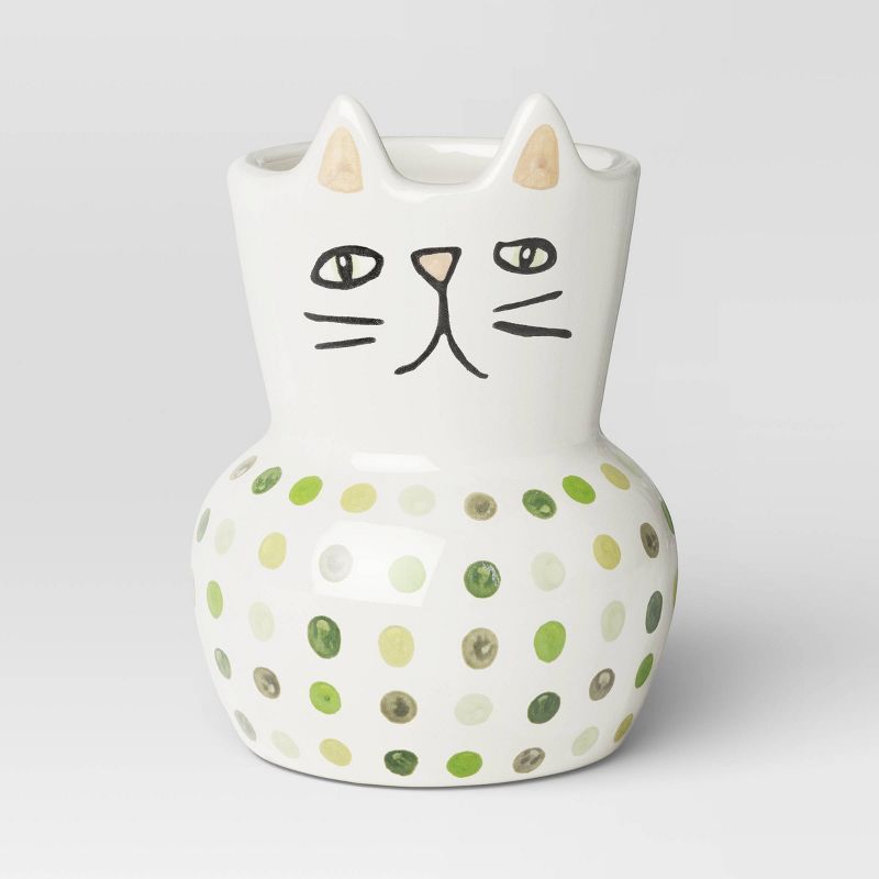 Ceramic Family Cat Outdoor Planter - Threshold™ | Target