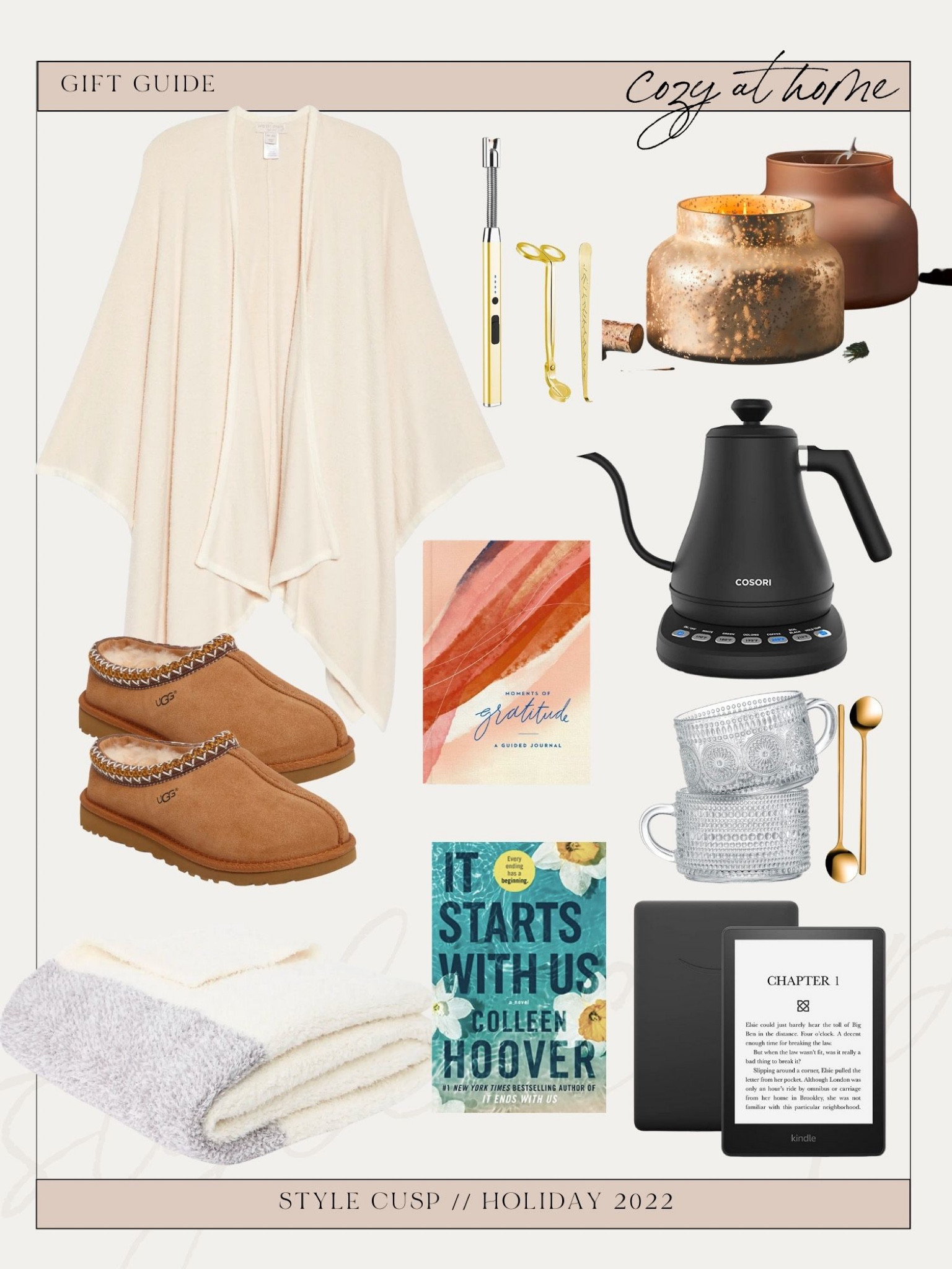 Cozy gifts, home gifts, barefoot dreams Blanket, ugg slippers, kindle reader, anthro gifts, gift ideas 

#LTKHoliday #LTKSeasonal #LTKCyberweek