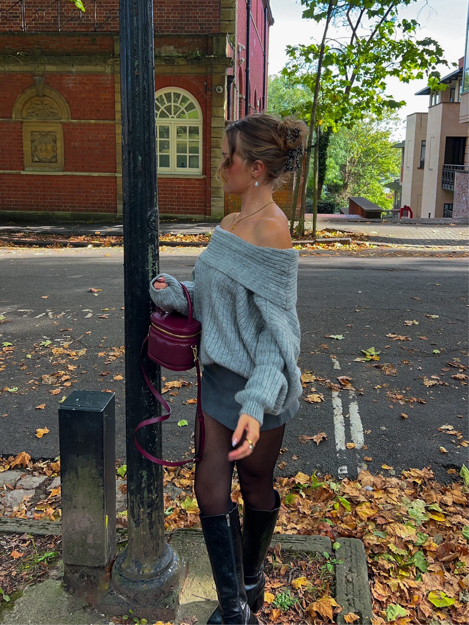 Grey and red colour combo🩶♥️ Obsessed! X 

#LTKautumn #LTKeurope #LTKuk