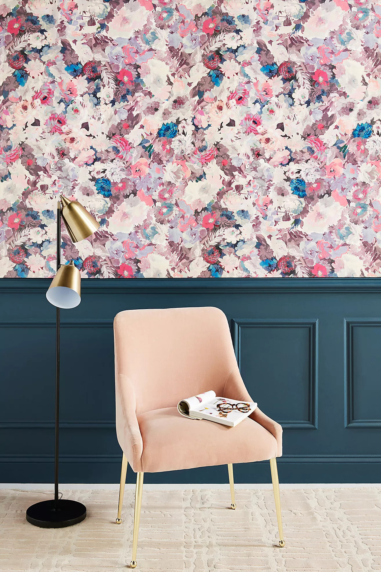 Helen Dealtry Aquarelle Floral Wallpaper | Anthropologie (US)
