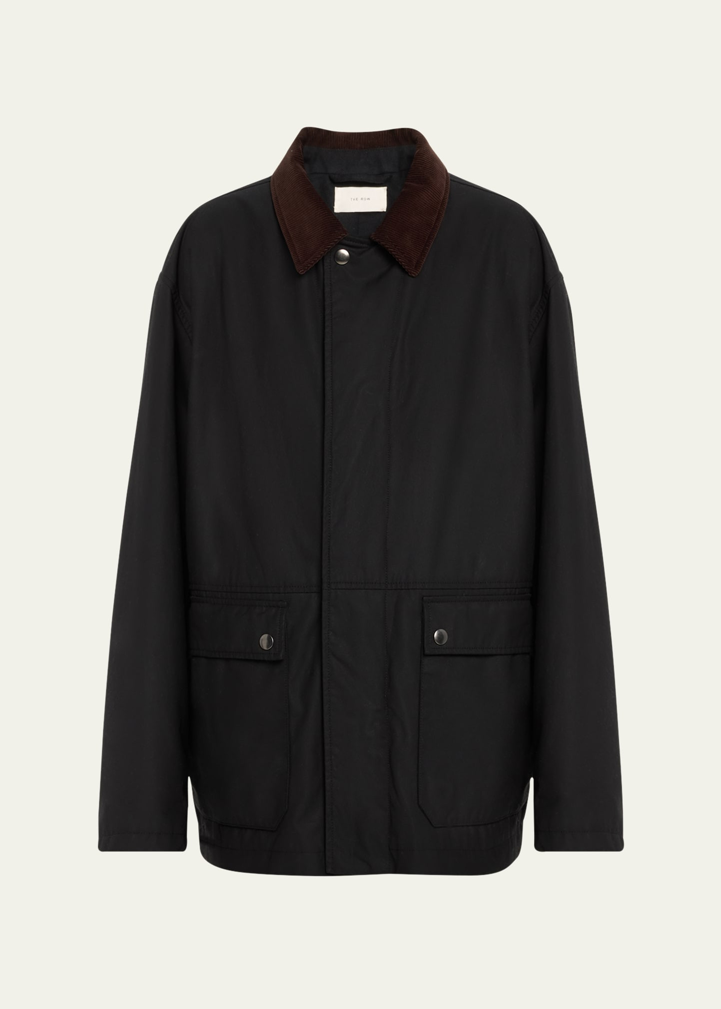THE ROW Frank Corduroy-Collar Cashmere Jacket | Bergdorf Goodman