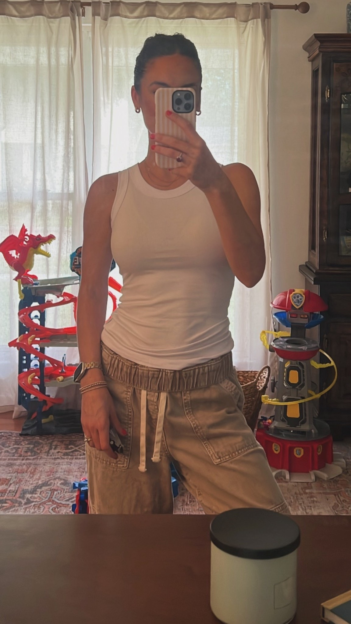 Th best basic ribbed tank top from Amazon - wearing an XS & available in a variety of colors. Also wearing the most supportive (no wire) tshirt bra. 

#LTKootd #LTKBaby #LTKmomlife