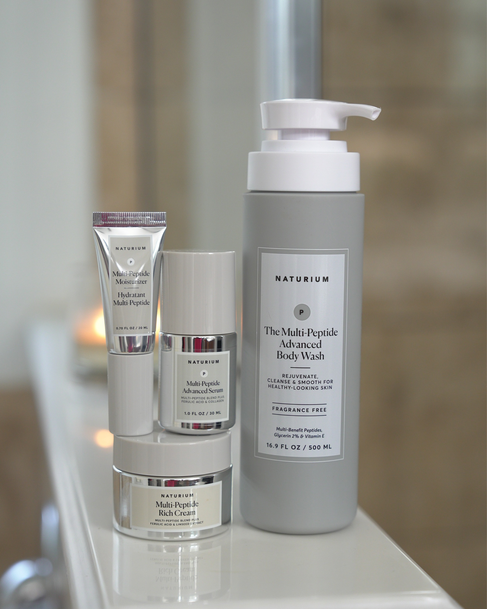 #AD You know I live for a hydrating skincare routine, so here is my recent Naturium Haul from Target! @target

+Naturium Multi-Peptide Advanced Serum
+Naturium Multi-Peptide Moisturizer
+Naturium Multi-Peptide Rich Cream
+Naturium Multi-Peptide Body Wash

#NaturiumPartner #Naturium #NaturiumSkincare #TargetPartner #target @naturium 

@shop.ltk #liketkit
