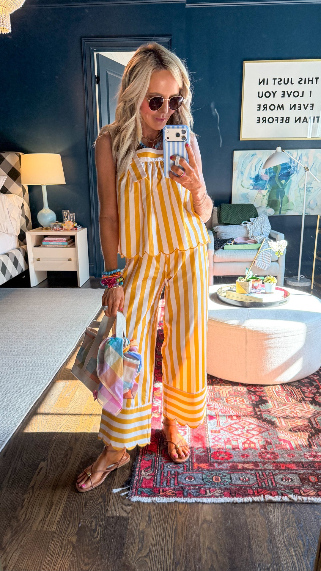 the perfect pop of yellow!  wearing XS in top and pants • save 20% on all my jewelry with code natasha20 •

#LTKgrwm #LTKootd #LTKSeasonal