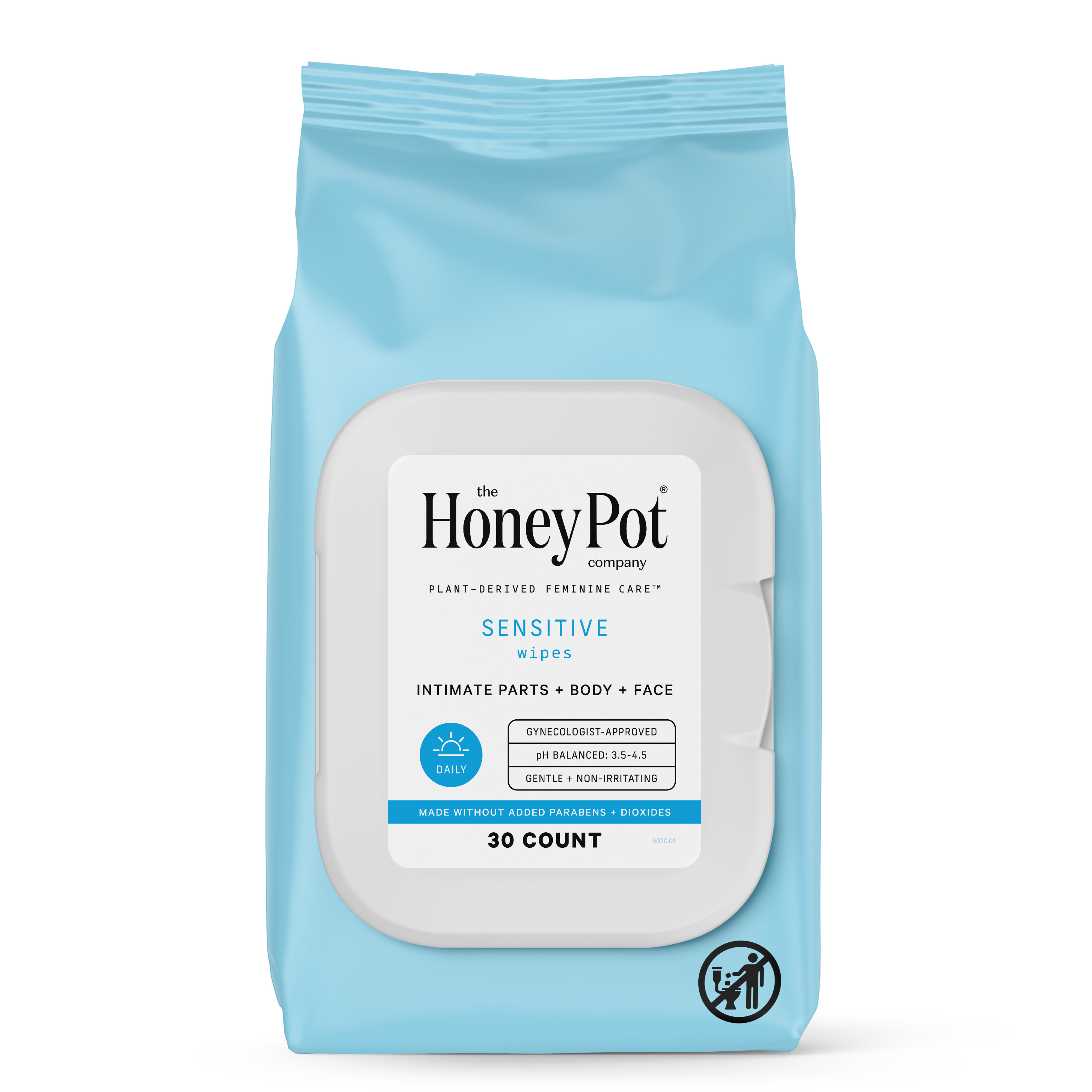 The Honeypot Company Intimate Wipes - Sensitive | Grove