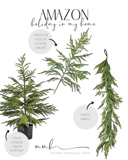 Amazon greenery in my home.

Christmas // holiday // wreath // holiday // neutral // home decor // ornaments // tree // garland // faux greenery // reindeer // bells // Christmas decor // holiday decor // Christmas tree // christmas garland // Christmas tree decor // holiday decor // modern minimalist home // modern home decor

#LTKhome #LTKHoliday #LTKfindsunder100