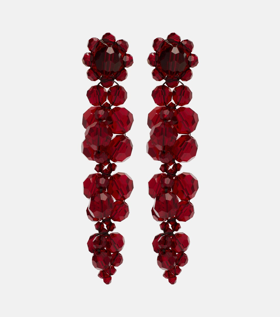 Drip crystal-embellished drop earrings | Mytheresa (US/CA)