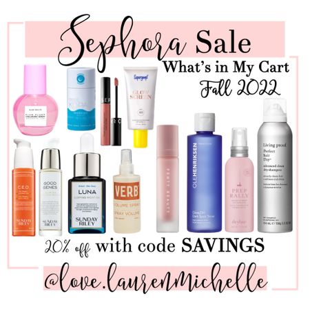 Sephora Sale Fall 2022 - What's in My Cart!

#LTKsalealert #LTKbeauty