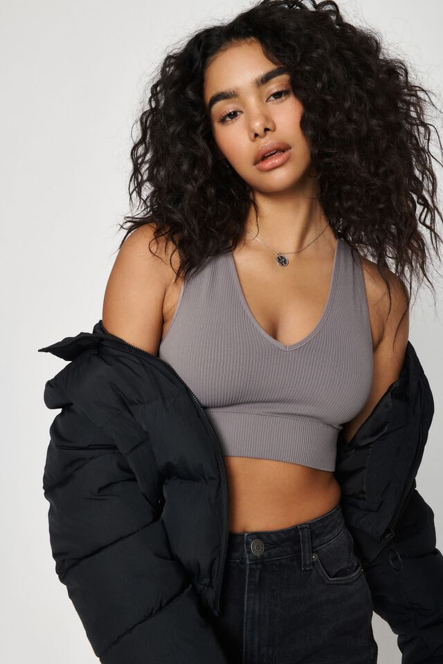 Stella Seamless Plunge Tank Top | Garage Clothing