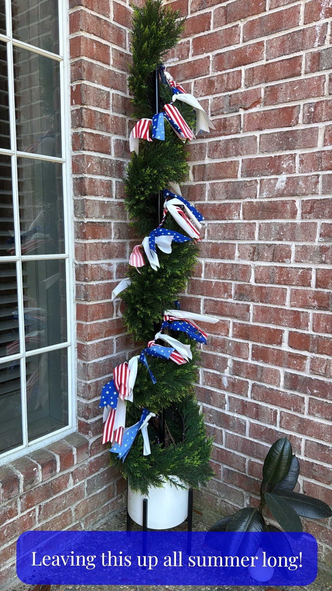 Love this Walmart topiary for Memorial Day, the 4th of July and pretty much all of summer!

#LTKHome #LTKSeasonal #LTKmomlife
