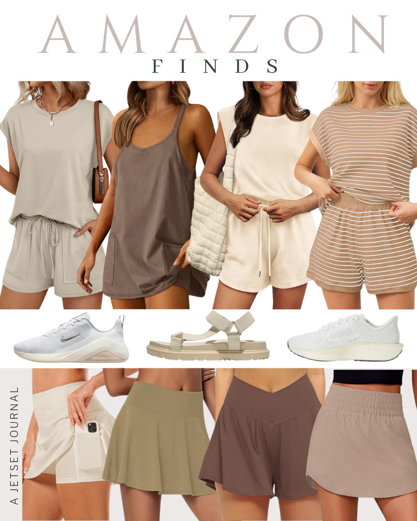 Coming back for more Amazon Athleisure finds? If you’re a romper fan, there’s one bestseller in this collection. MISSACTIVER’s 2-piece lounge set and ANRABESS’ athletic dress are also included in the top picks. You’ll find amazing footwear here, too, like Nike Bella 7 and Quest 6, plus cozy sandals from Project Cloud.

#LTKSeasonal #LTKSaleAlert #LTKTravel
 

 