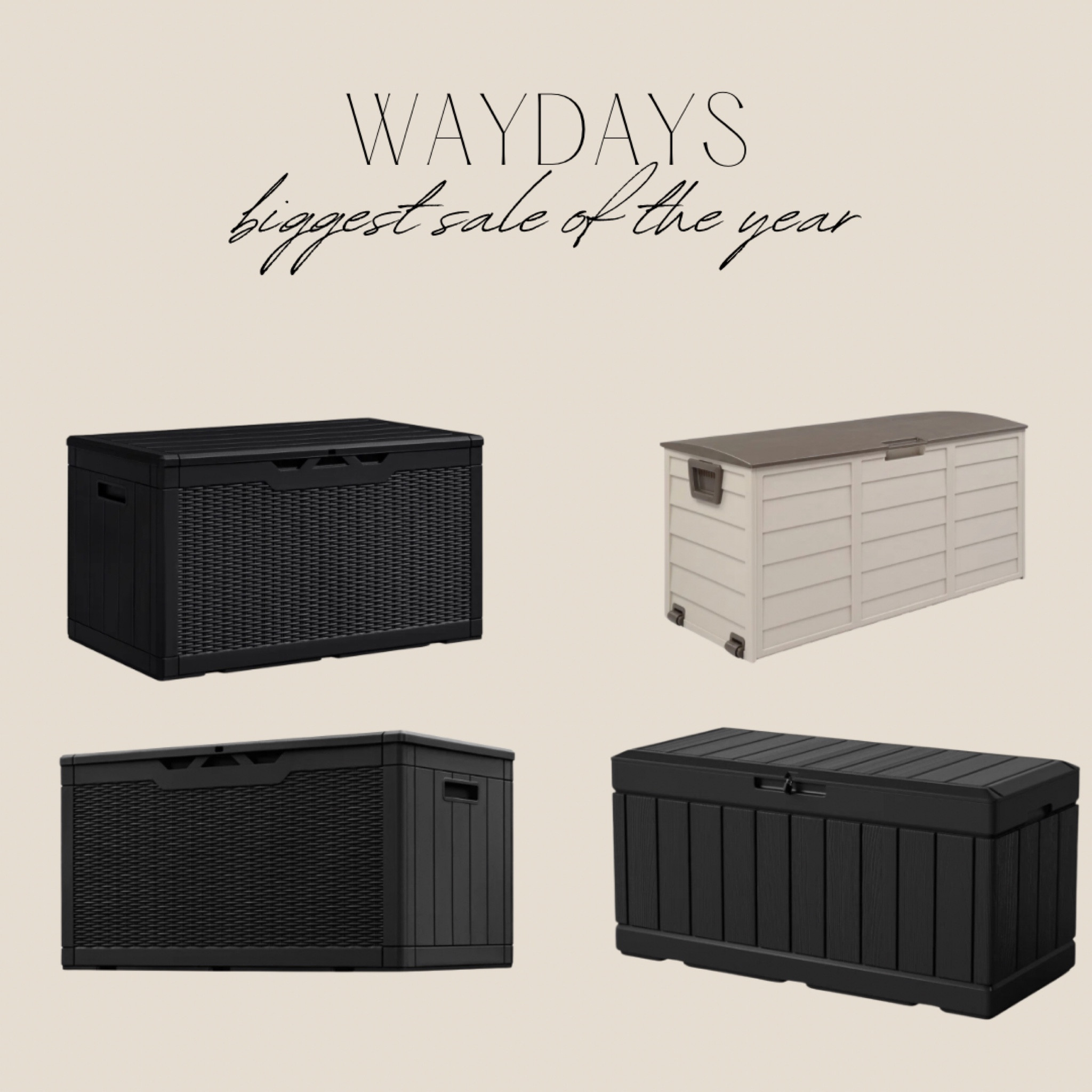 Way day sale- outdoor storage patio furniture container. Amazing deals 🔥 Home decor.

#LTKhome #LTKcanada
