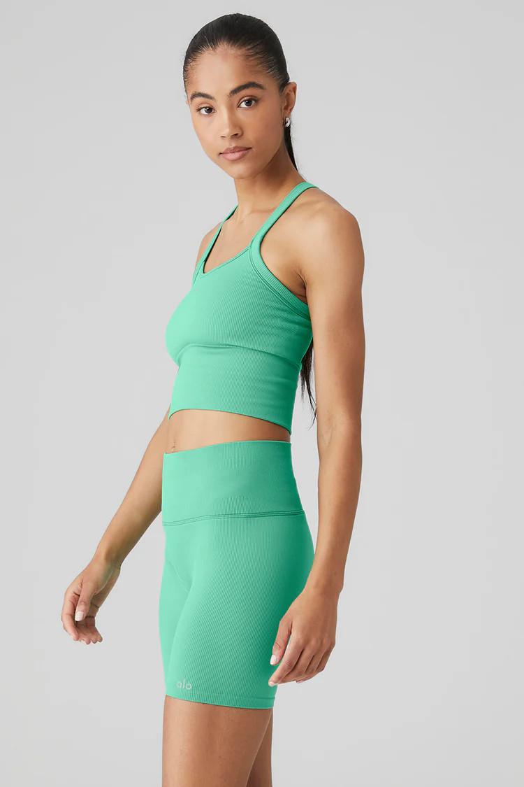 Seamless Ribbed Favorite Bra Tank | Alo Yoga (US)