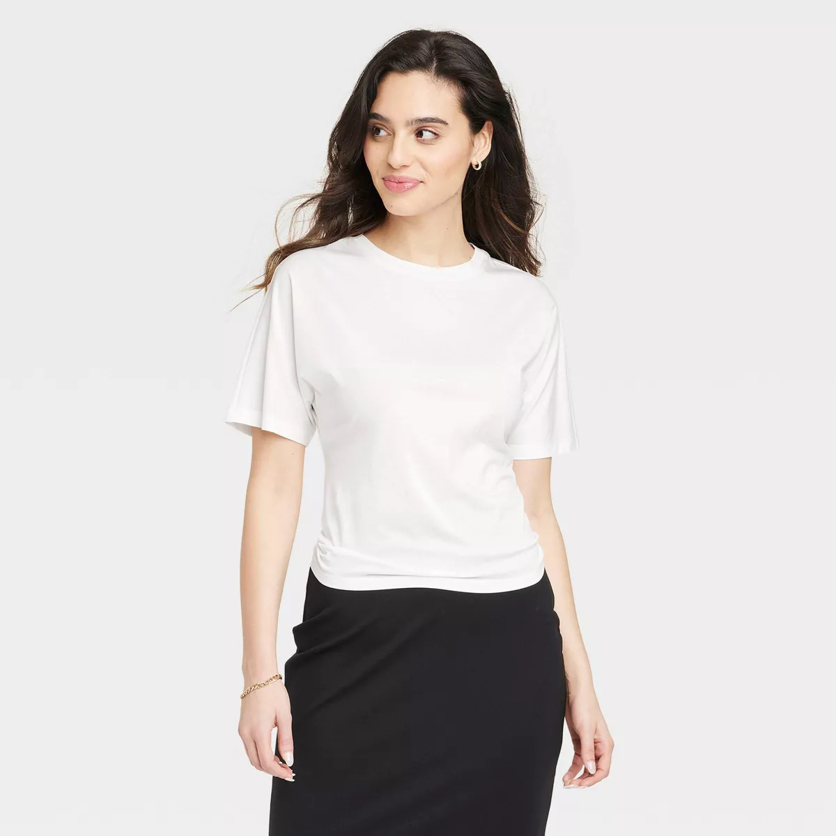 Women's Short Sleeve Bow T-Shirt - A New Day™ | Target