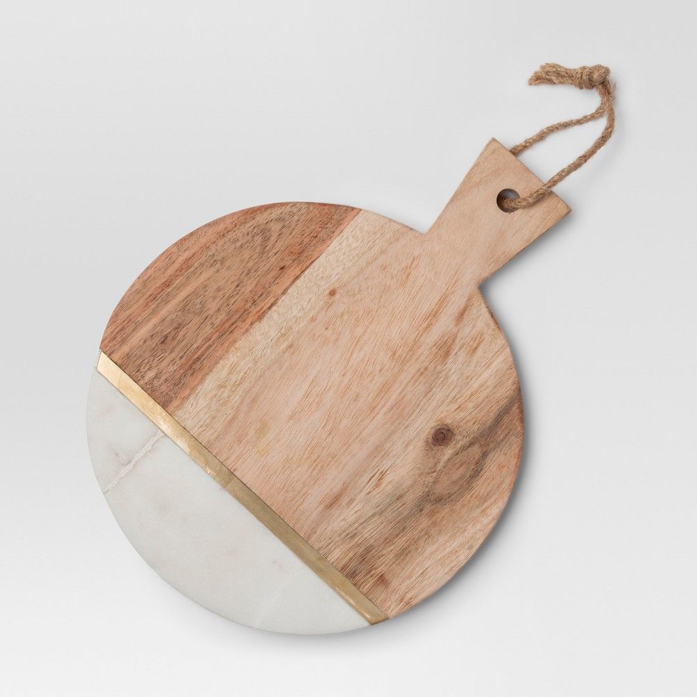 Marble and Wood Cheese Cutting Board - Small - Brown - Project 62 | Target