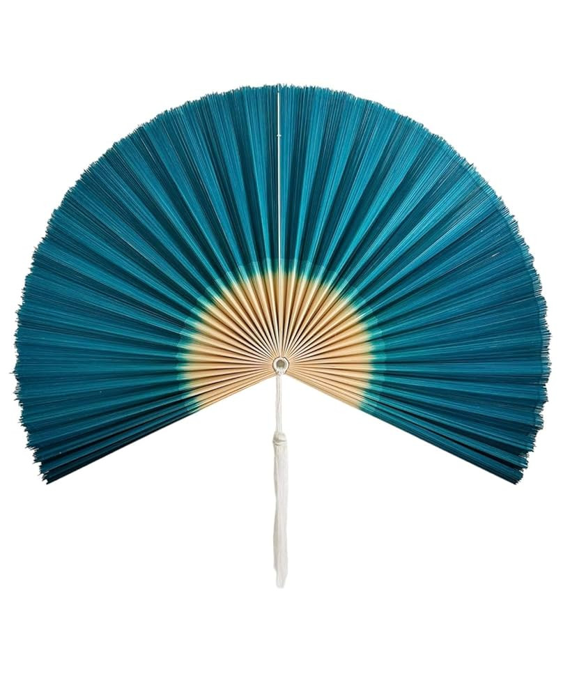 ChumDecor Fan Wall Decor,Japanese Wall Fan Decor,Large Bamboo Fan Wall Art For Boho Hanging Headb... | Amazon (US)