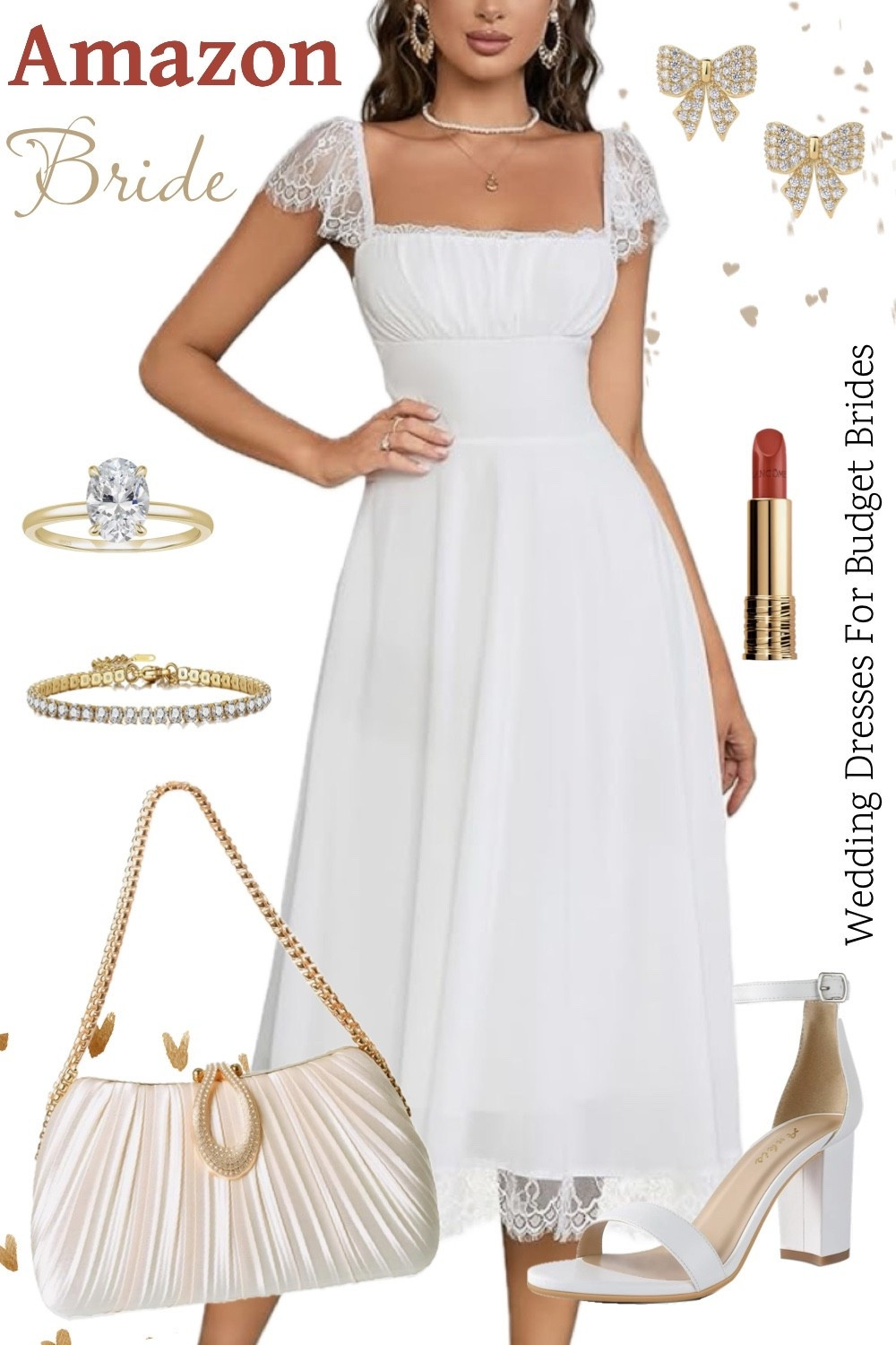 Bridal shower outfit for the bride to be. From Amazon.

Date night outfit. White dresses. Bridal shower dresses. Graduation dress. Spring fashion. Engagement party dresses. Rehearsal dinner dresses. Bachelorette party dresses. Reception dresses. After party dresses. Spring wedding. Summer dresses. Vacation outfit. Summer wedding, travel ring.

#LTKSeasonal #LTKWedding