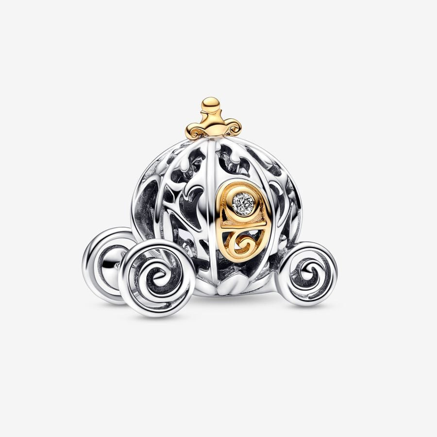 Disney 100th Anniversary Cinderella's Enchanted Carriage Charm | Pandora (US)