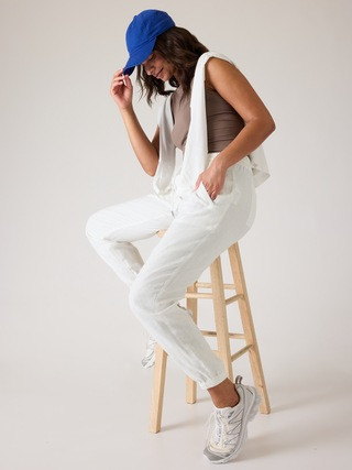 Retreat Linen High Rise Jogger | Athleta