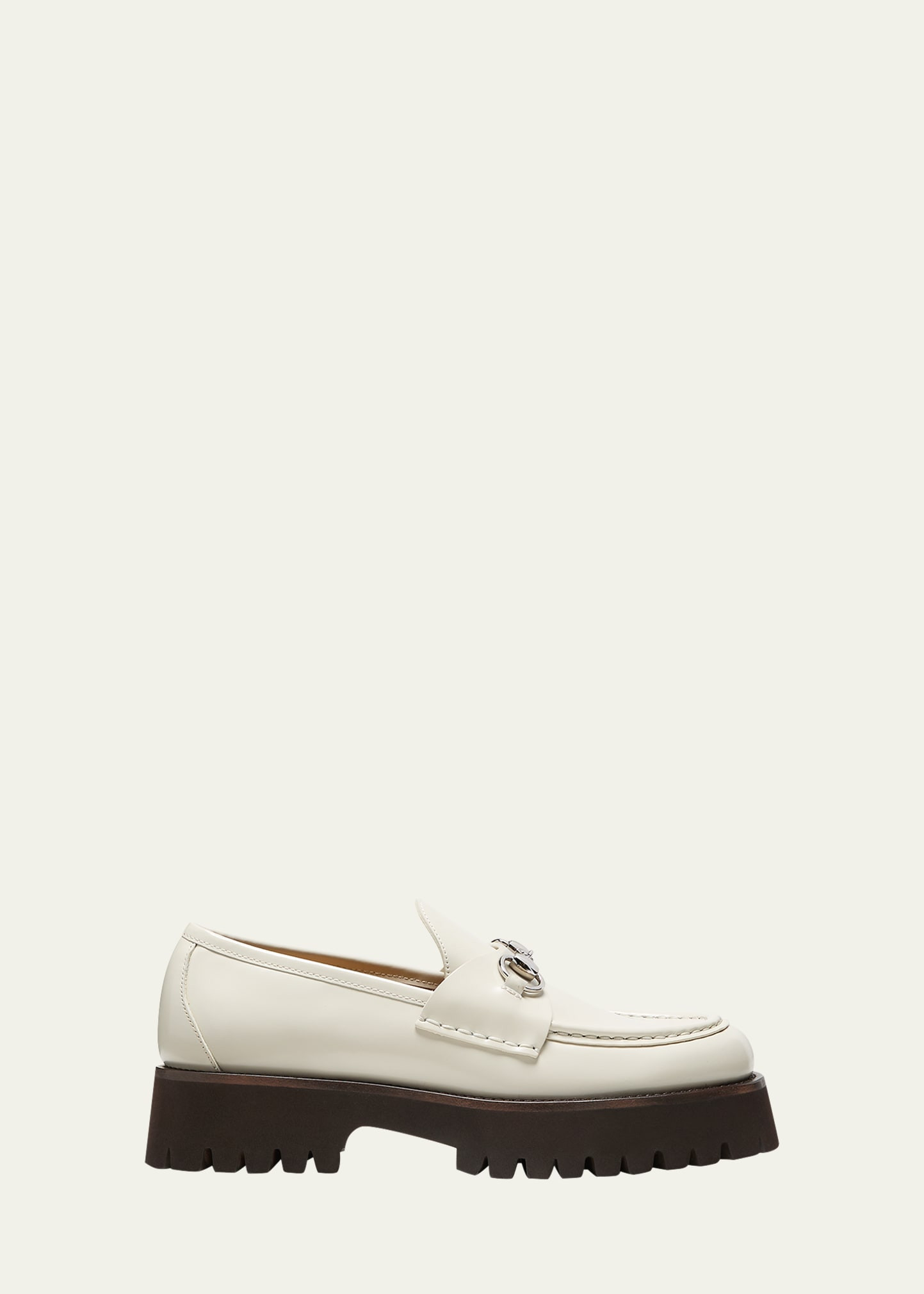 Gucci Sylke Leather Bit Loafers | Bergdorf Goodman