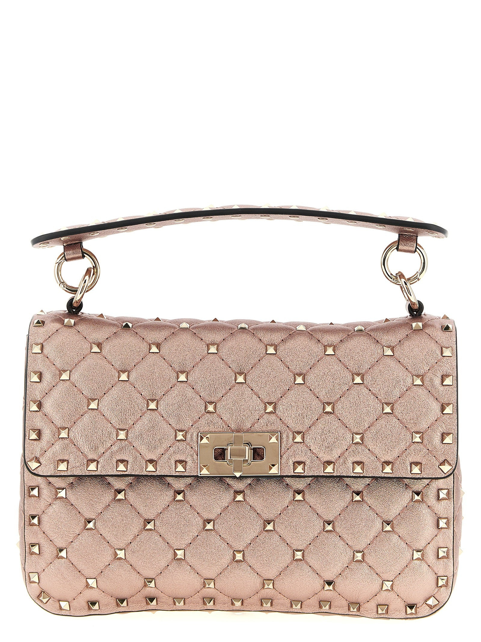 Valentino Garavani Rockstud Spike Shoulder Bag — Pink | Italist Inc.