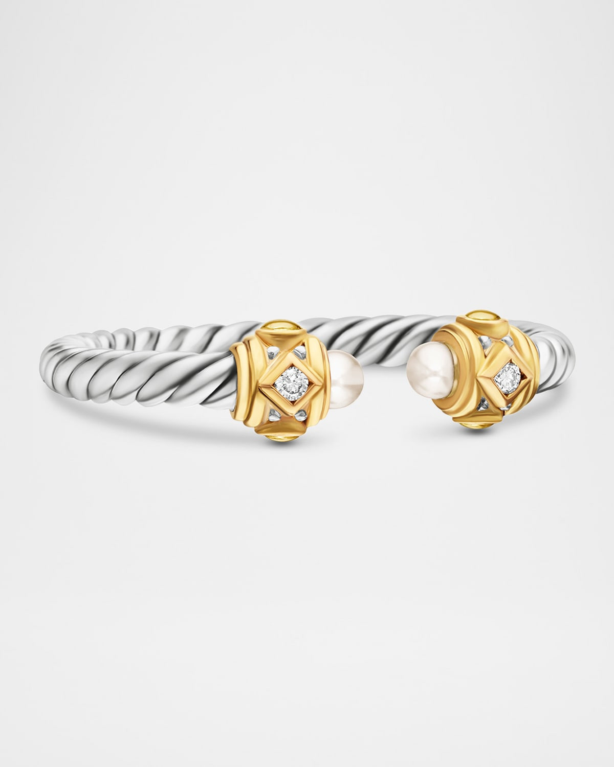 2.3mm Renaissance Color Ring with 14K Gold and Diamonds in Silver | Neiman Marcus