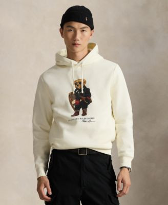 Men's Bear Long-Sleeve Fleece Hoodie | Macy's