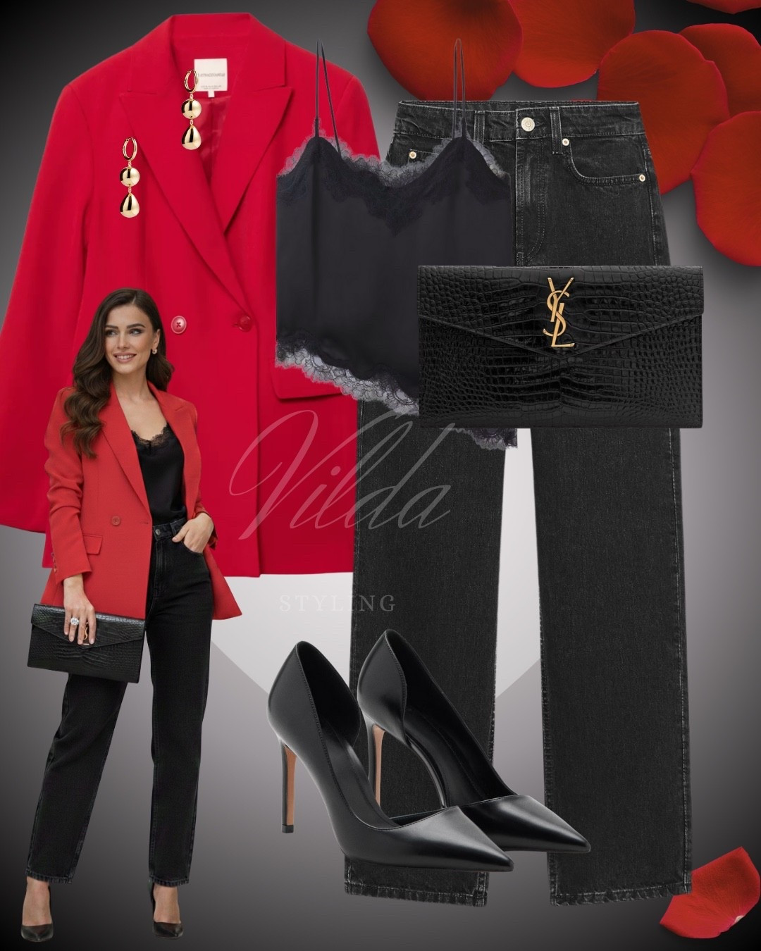 Making a case for the 'Lady in Red' this Valentine’s Day. ❤️ Classic, chic, and a little bit edgy. #ValentinesDayOutfit #DateNightLook #RedHot

#LTKpartywear #LTKeurope #LTKdatenight
