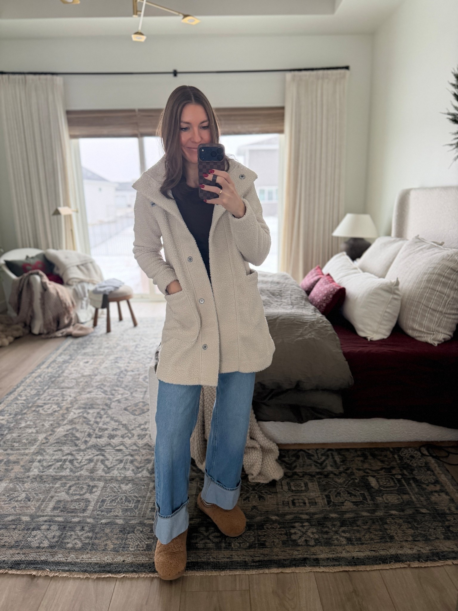 Just picked up this new fleece jacket and it’s so cozy! I sized up to a medium for more room for sweaters  

#LTKSeasonal #LTKTall