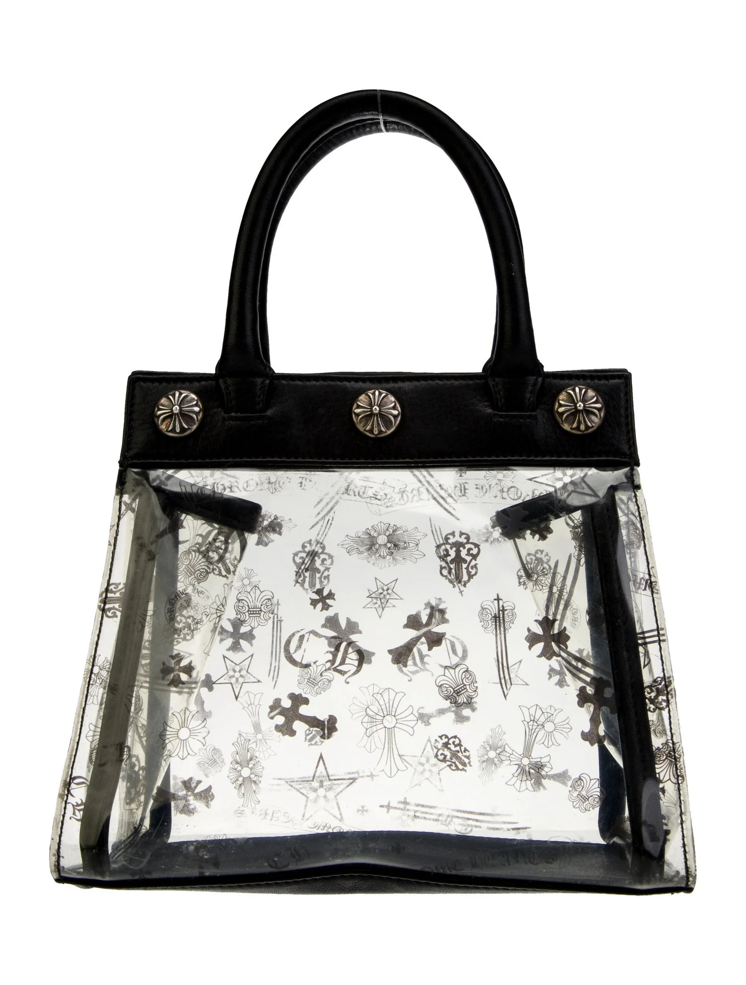 Mini Drew All-Over Printed PVC Handle Bag | The RealReal
