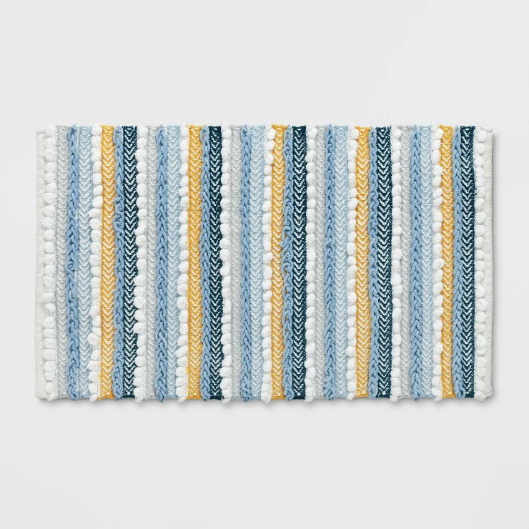 20"x32" Textured Bath Rug Aqua - Opalhouse™ | Target