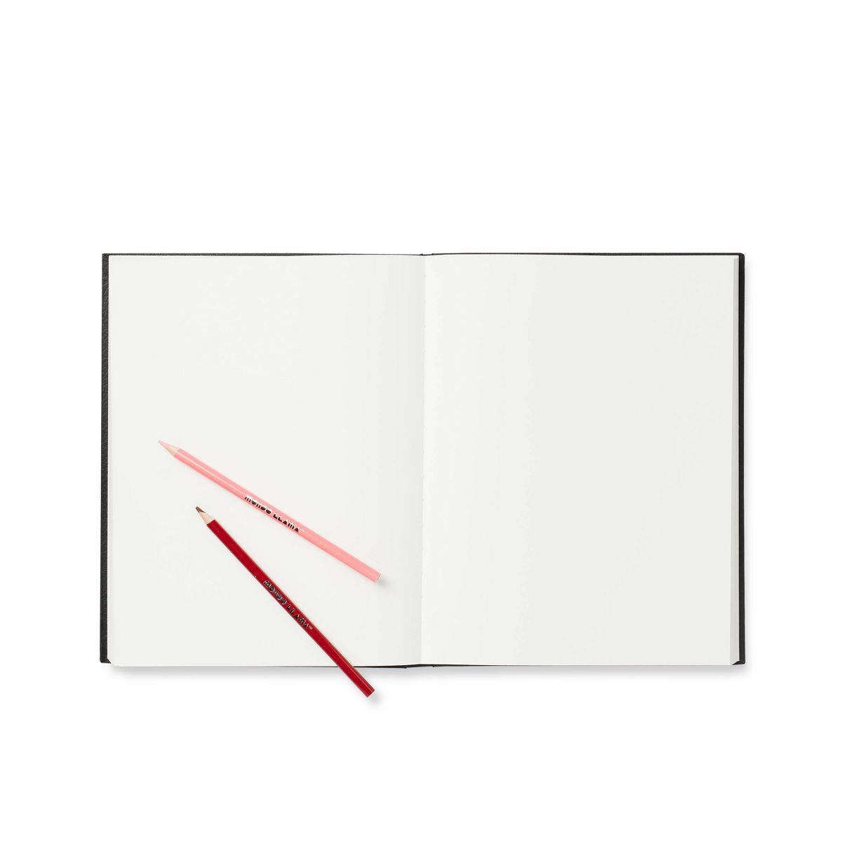108pg Blank Hardbound Sketchbook 8.5"x11" Black - Mondo Llama™ | Target