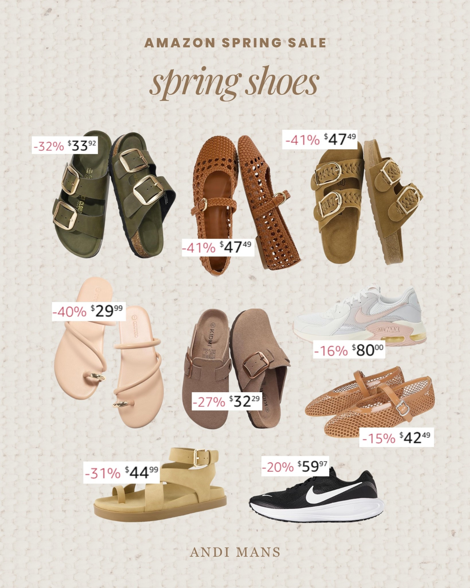 Amazon spring sale! Loving these price drops on these shoes and sandals!

#LTKootd #LTKSaleAlert #LTKActive